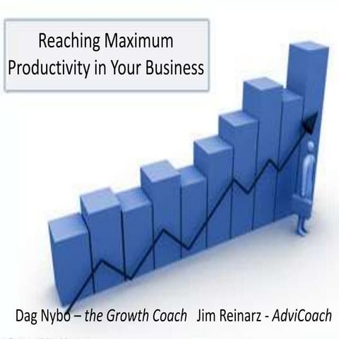 Reaching maximum productivity in your business
