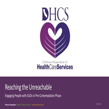 Reaching the Unreachable: Engaging People with SUDS in Pre-Contemplation Phase
