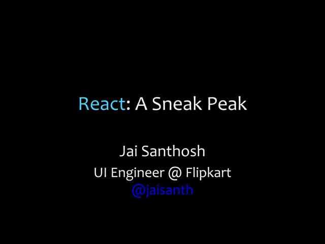 React js