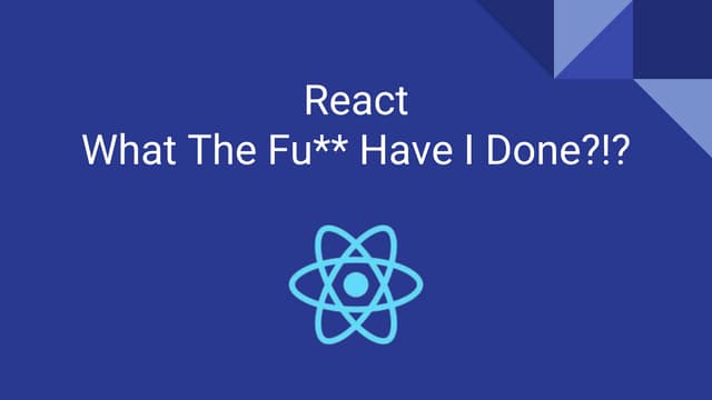 React   learning in the hard way