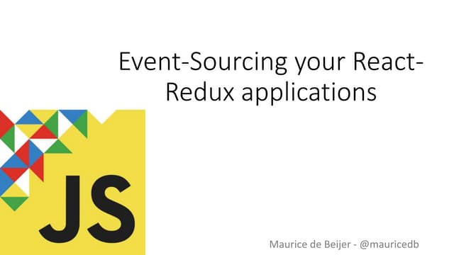 Event-Sourcing your React-Redux applications