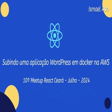 Subindo uma aplicação WordPress em docker na AWS