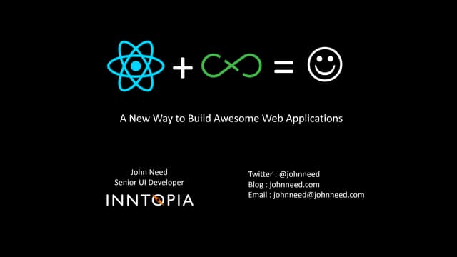 React + Flux = Joy