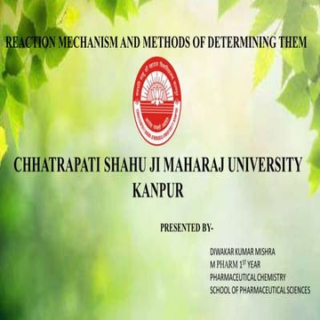 Reaction mechanism ppt for advance organic chemistry.pptx