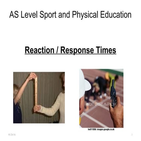 Reaction time