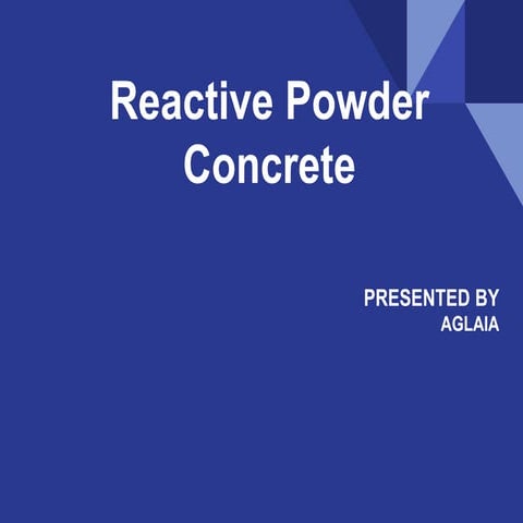 Reactive powder-concrete