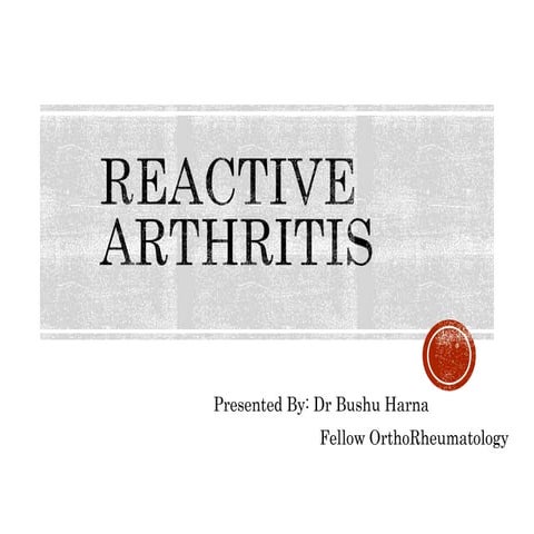 Reactive arthritis