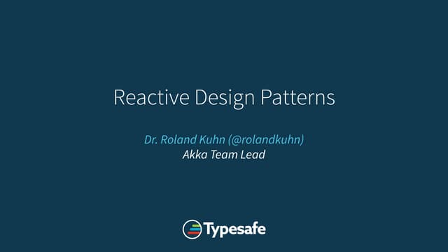 Reactive Design Patterns