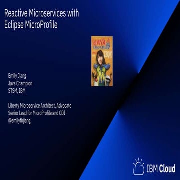 Reactive features of MicroProfile you need to learn | PDF