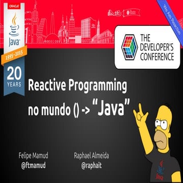 Reactive programming no mundo Java | PPT