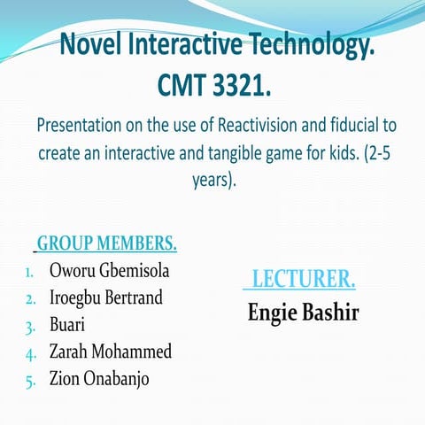 Reactivision presentation