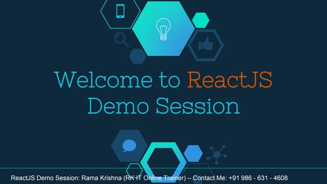 React js Demo Explanation