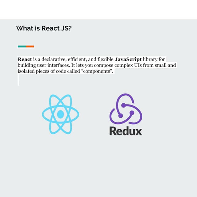 React js programming concept
