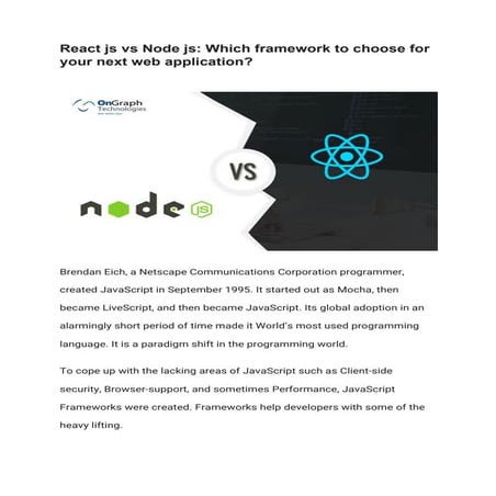 React Js vs Node Js_ Which Framework to Choose for Your Next Web ...