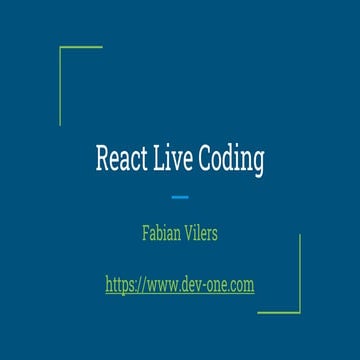 React live coding