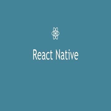 Academy PRO: React Native - introduction | PPT