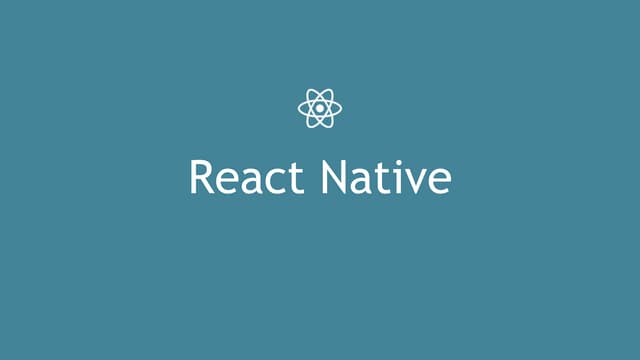 Academy PRO: React Native - introduction