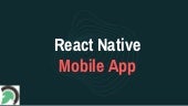 React Native Mobile App- EvinceDev | PPT