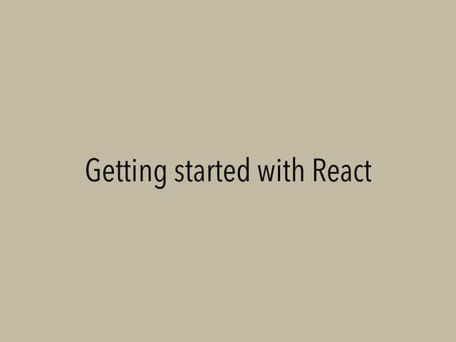 React nocojs