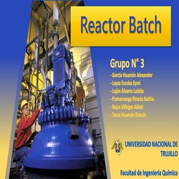 Reactor batch f | PPTX