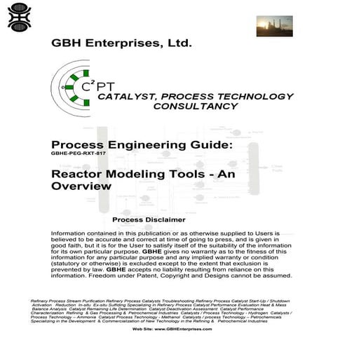 Reactor Modeling Tools - An Overview