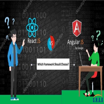 Comparison Between React & Angular JS Frameworks | PPT