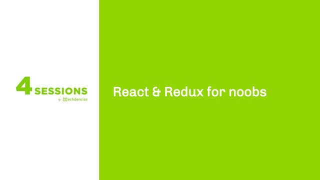 React & Redux for noobs
