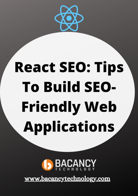 React seo tips to build seo friendly web applications