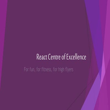 React trampolining Becky Bond