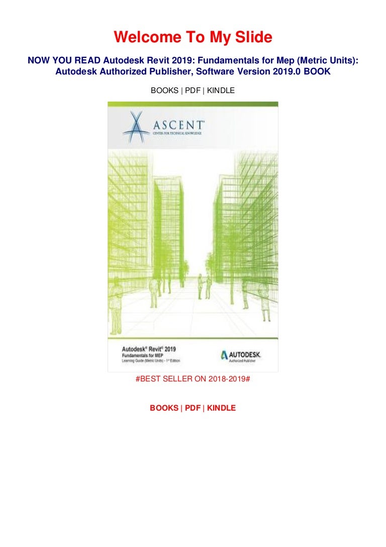 Read Books Pdf Autodesk Revit 2019 Fundamentals For Mep Metric Un