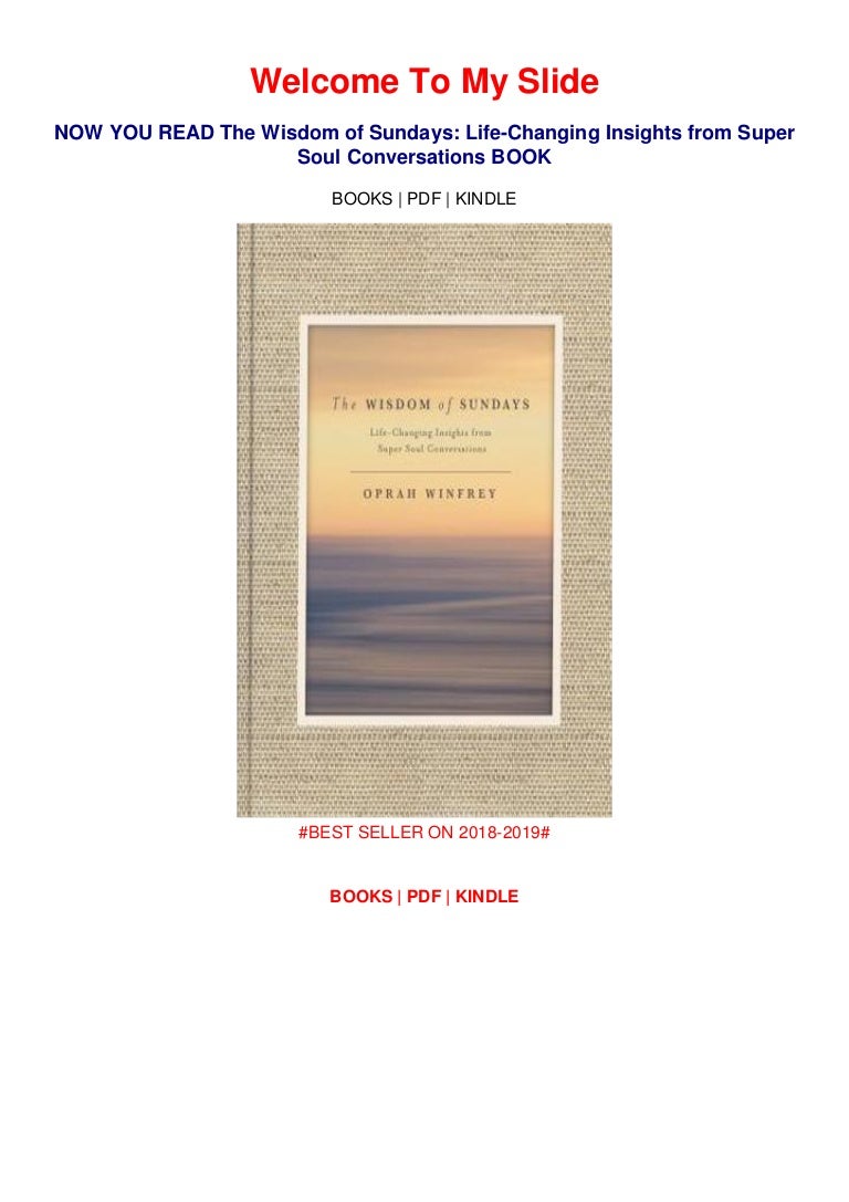 Get The Wisdom Of Sundays Life-Changing Insights From Super Soul Conversations Background