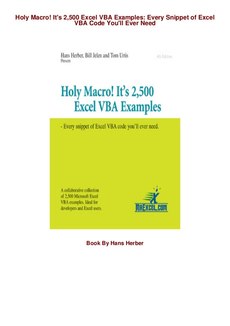 holy macro 2500 excel vba examples pdf download