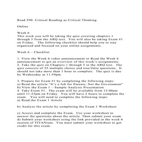 Read 290 Critical Reading as Critical ThinkingOnlineWeek .docx
