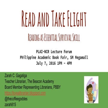 Library Improvement Workshop / Creative Reading Activities | PDF