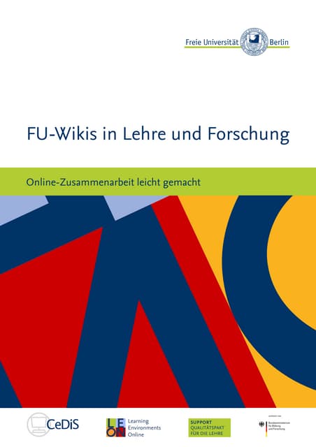 FU-Wikis in Lehre und Forschung