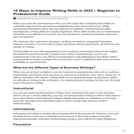 10 Ways to Improve Writing Skills in 2023 – Beginner to Professional Guide