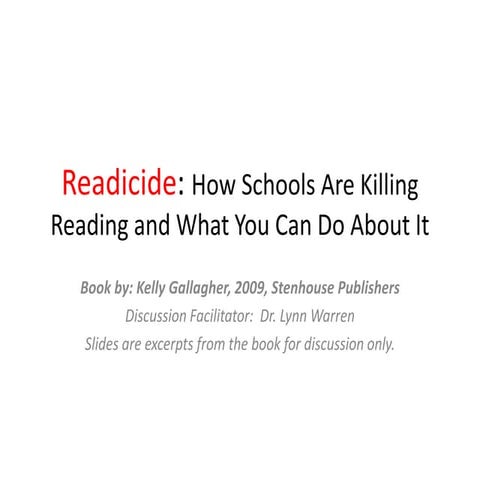 Readicide