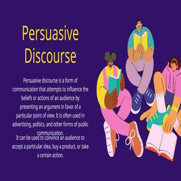 Discourse types | PPTX