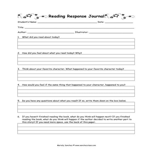 Reading response-intermediate