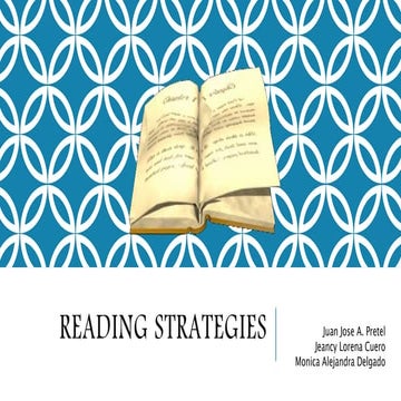 Reading strategies 