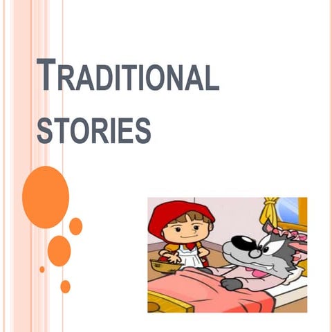 Reading   the story of the little riding hood