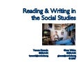 Reading & Writing in Social Studies