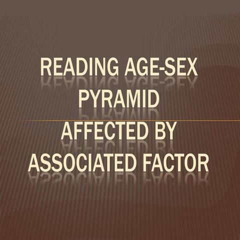 Reading age sex pyramid - lesson 5