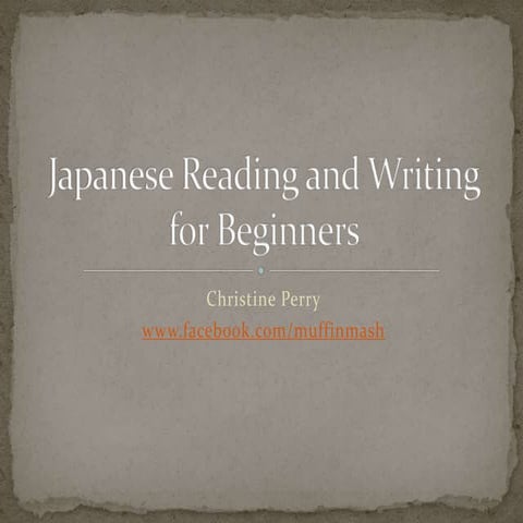 Reading and Writing