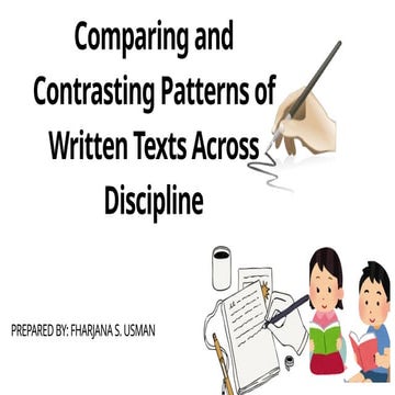 reading and writing discipline of a well written text | PPTX