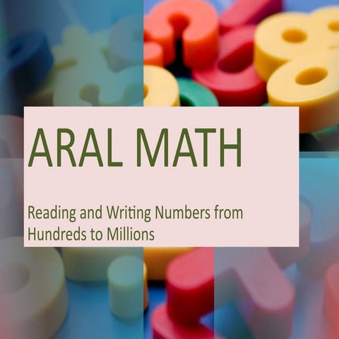 Mastering Reading and Writing Numbers from Hundreds to Millions | PPTX