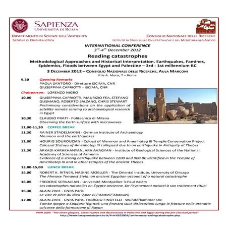 Reading catastrophes convegno_2012_programma