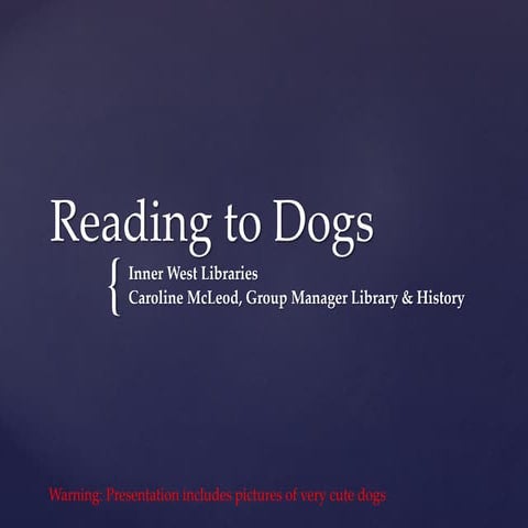 Reading dogs inner_west