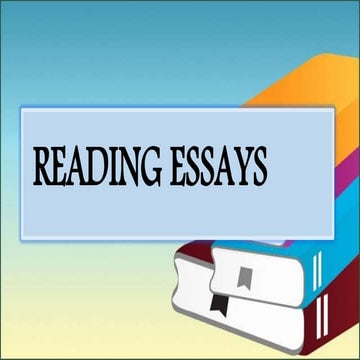 Reading essays final'106