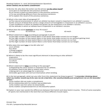 Reading explorer3 1b_compquestions